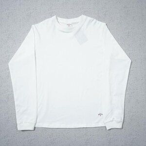 White Long Sleeved Noah 19fw Recycled Cotton